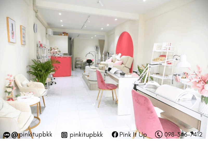 Pink It Up Nails Lashes & Wax