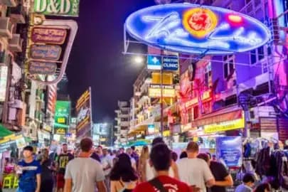 Khao San neighborhood Bangkok